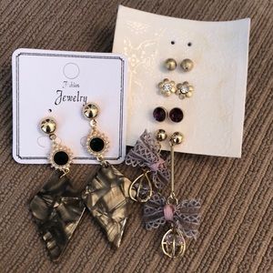 5 piece jewelry earring set